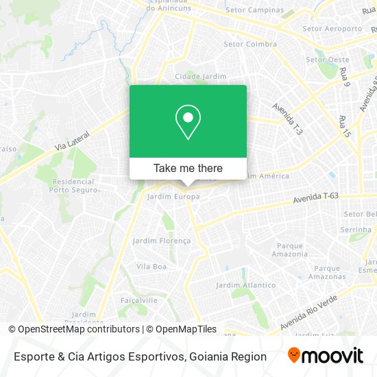 Esporte & Cia Artigos Esportivos map