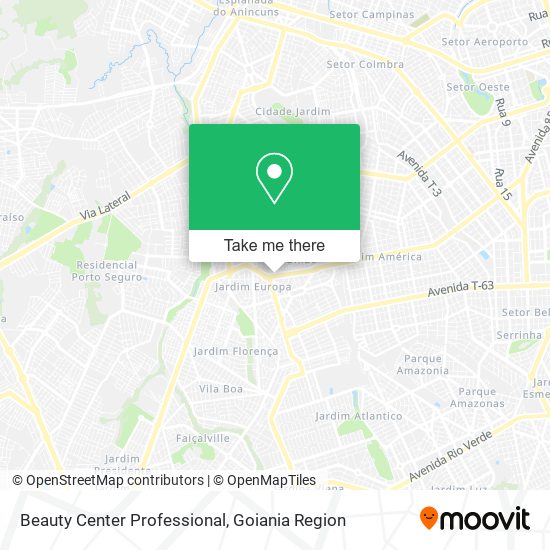 Beauty Center Professional map