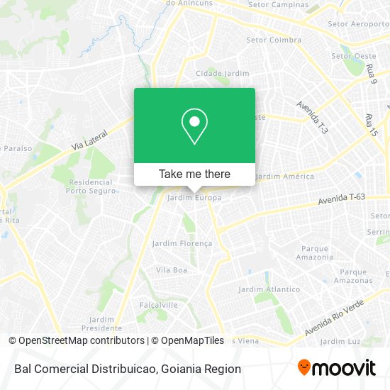 Bal Comercial Distribuicao map