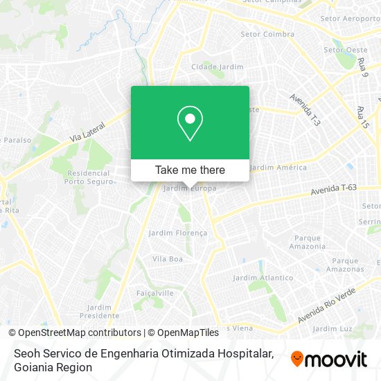 Seoh Servico de Engenharia Otimizada Hospitalar map