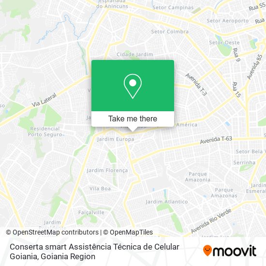 Conserta smart Assistência Técnica de Celular Goiania map