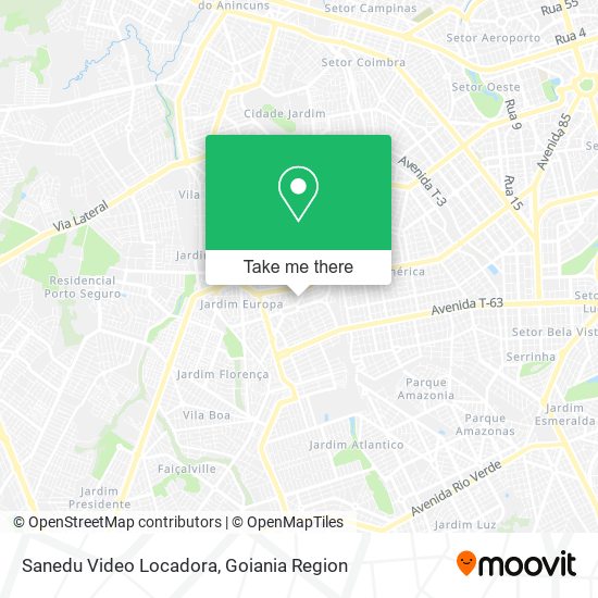 Sanedu Video Locadora map