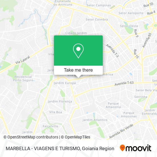 MARBELLA - VIAGENS E TURISMO map