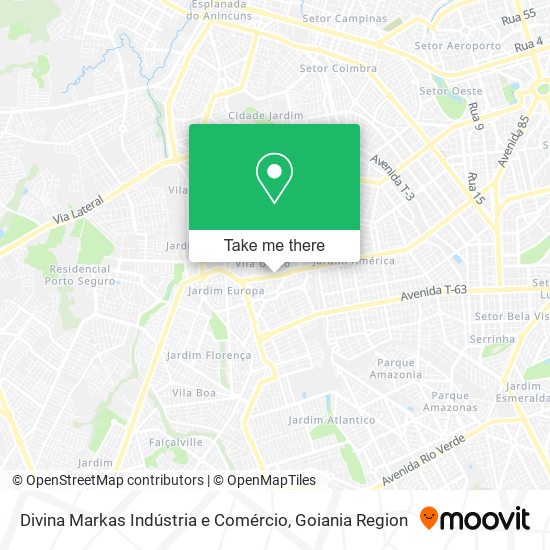 Divina Markas Indústria e Comércio map