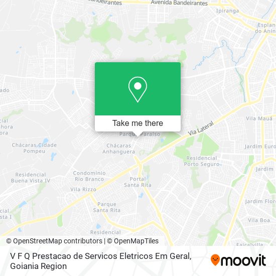 V F Q Prestacao de Servicos Eletricos Em Geral map