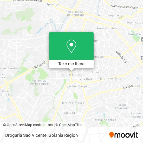 Drogaria Sao Vicente map