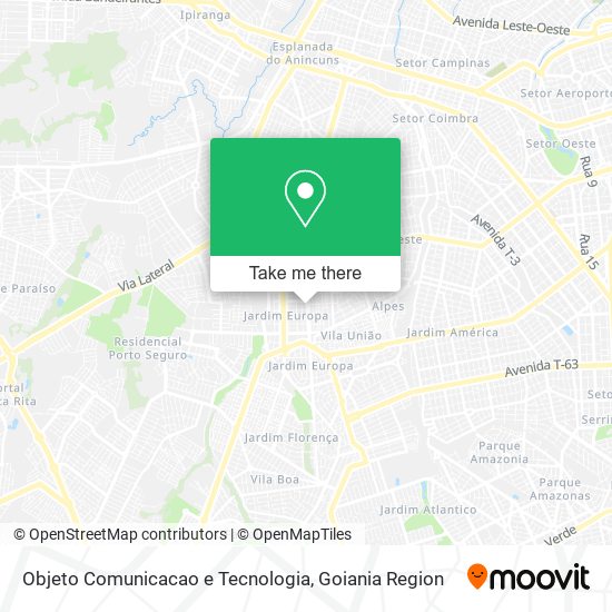 Mapa Objeto Comunicacao e Tecnologia