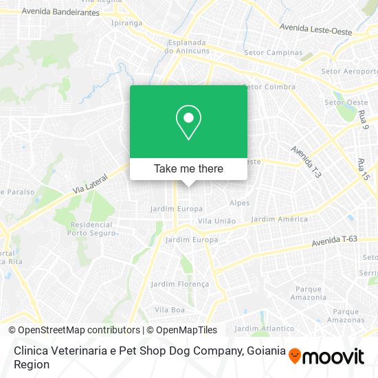 Clinica Veterinaria e Pet Shop Dog Company map