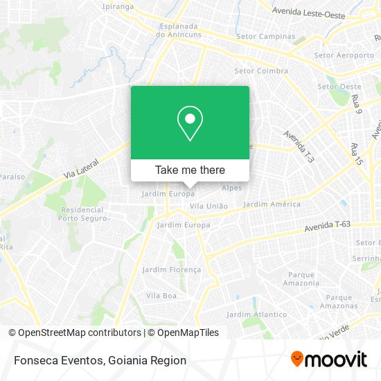 Fonseca Eventos map