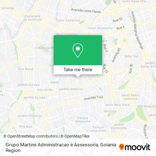 Grupo Martins Administracao e Assessoria map