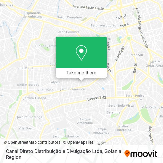 Mapa Canal Direto Distribuição e Divulgação Ltda