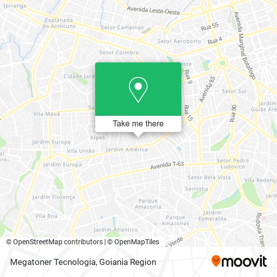 Megatoner Tecnologia map