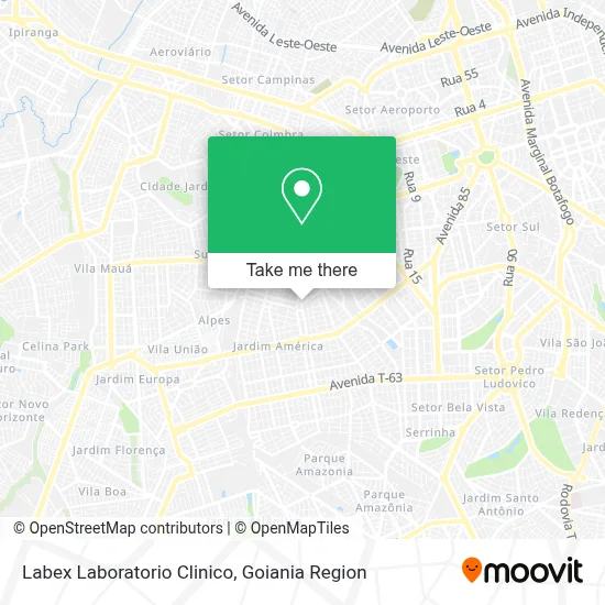 Labex Laboratorio Clinico map