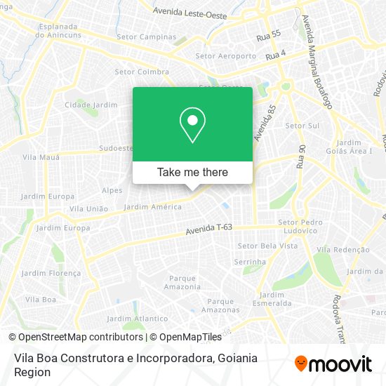 Vila Boa Construtora e Incorporadora map