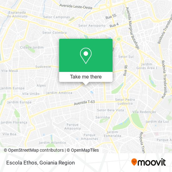 Escola Ethos map