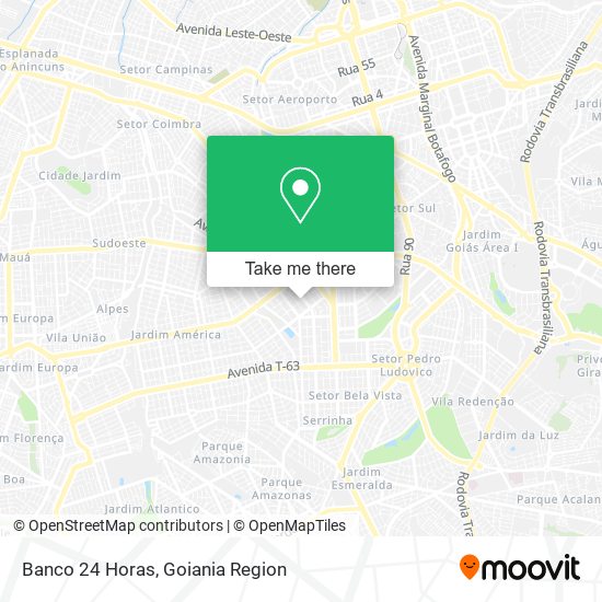 Mapa Banco 24 Horas