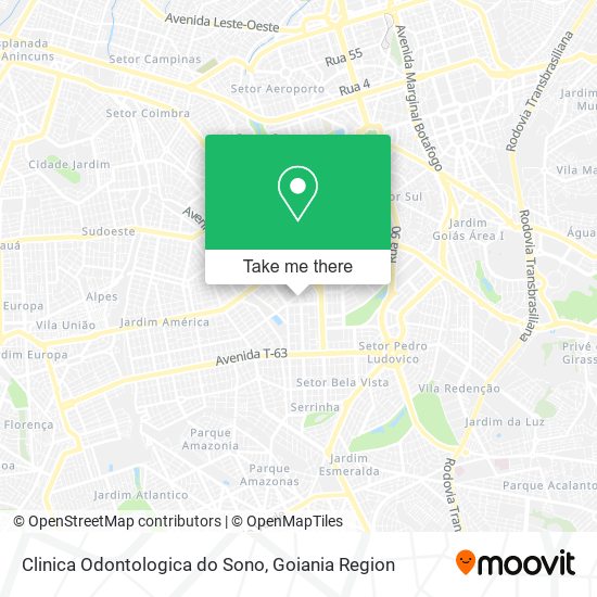 Clinica Odontologica do Sono map