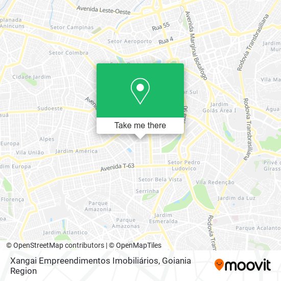 Xangai Empreendimentos Imobiliários map