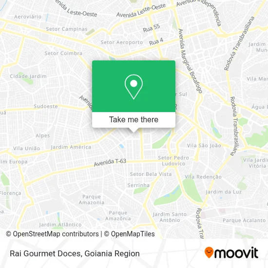 Rai Gourmet Doces map
