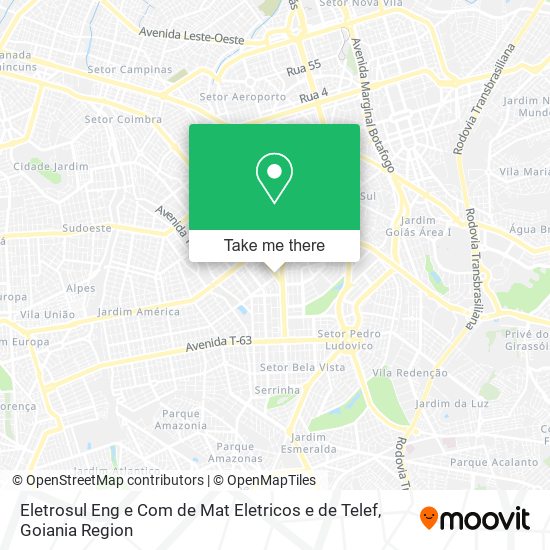 Eletrosul Eng e Com de Mat Eletricos e de Telef map