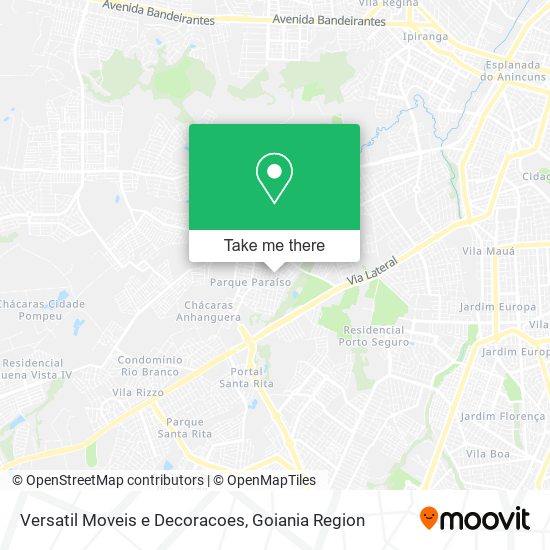 Versatil Moveis e Decoracoes map