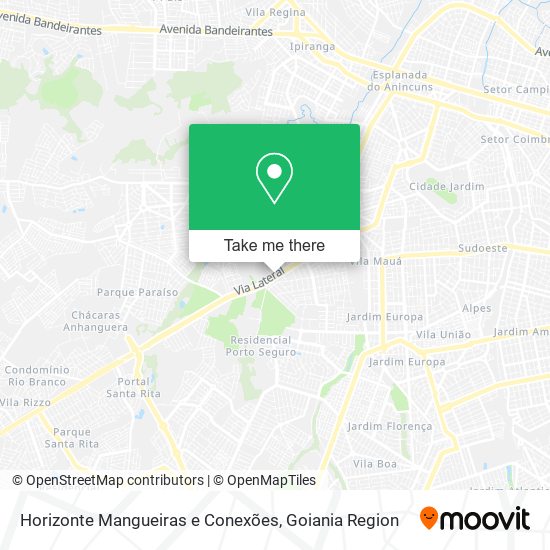 Mapa Horizonte Mangueiras e Conexões