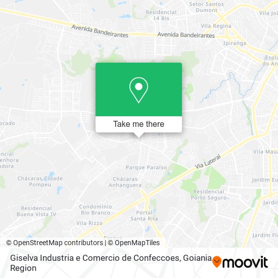 Giselva Industria e Comercio de Confeccoes map