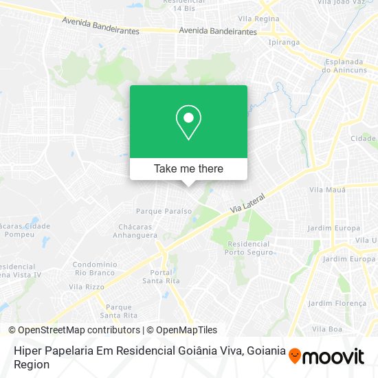 Hiper Papelaria Em Residencial Goiânia Viva map