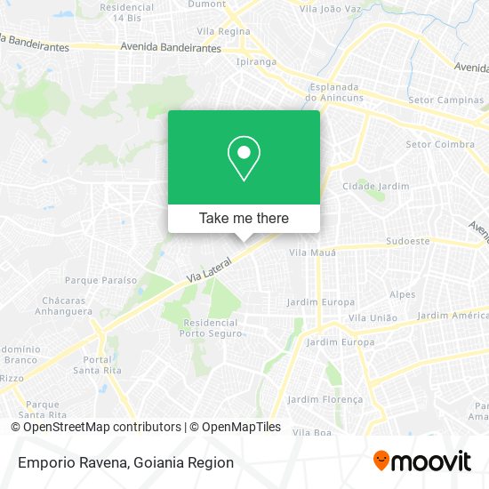 Mapa Emporio Ravena