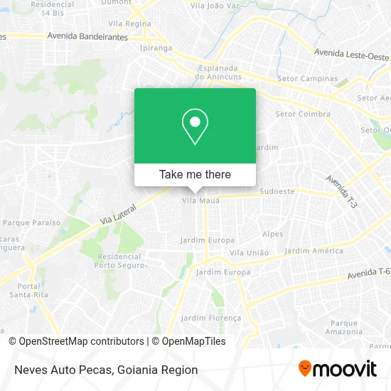 Neves Auto Pecas map