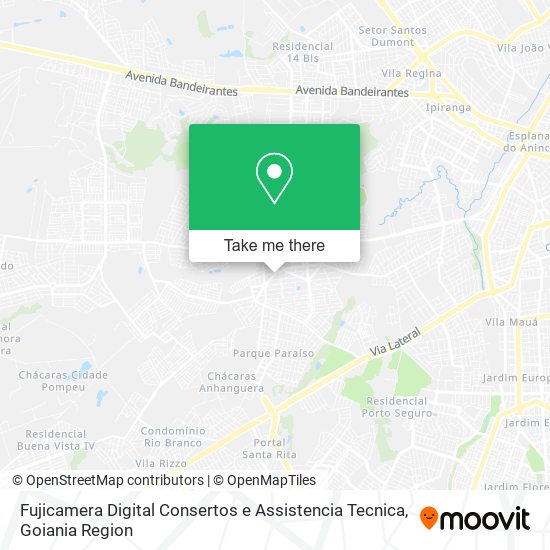 Mapa Fujicamera Digital Consertos e Assistencia Tecnica