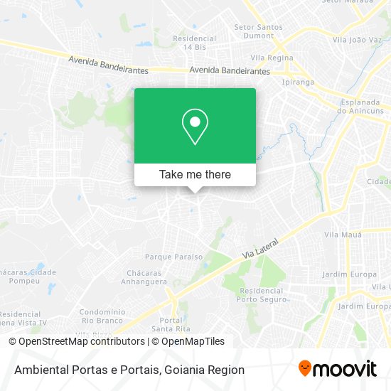 Ambiental Portas e Portais map