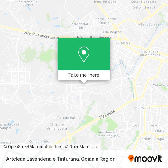 Mapa Artclean Lavanderia e Tinturaria