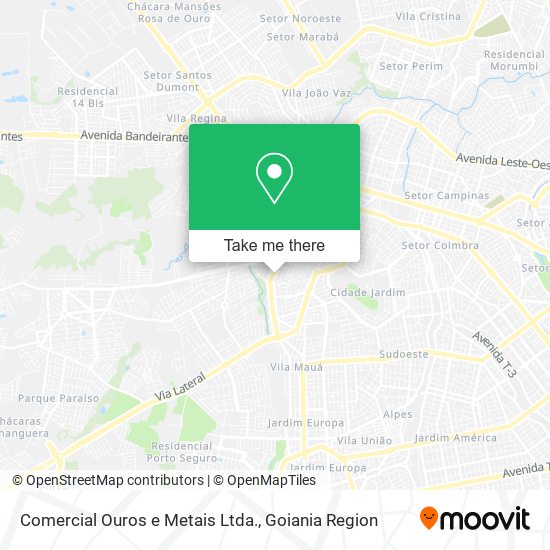 Comercial Ouros e Metais Ltda. map