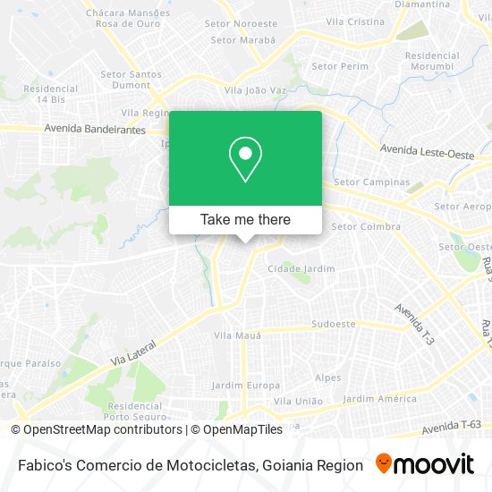 Fabico's Comercio de Motocicletas map