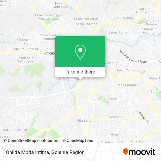 Onilda Moda Intima map