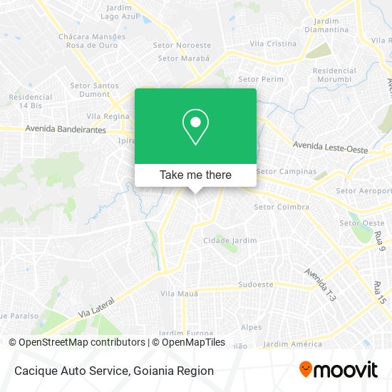 Mapa Cacique Auto Service