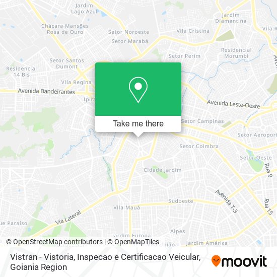 Vistran - Vistoria, Inspecao e Certificacao Veicular map