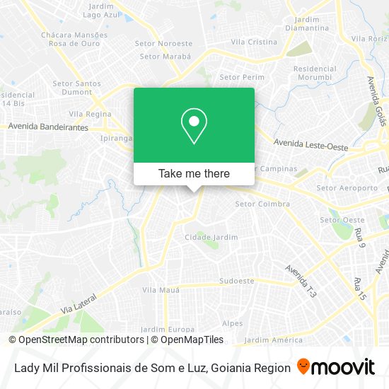 Lady Mil Profissionais de Som e Luz map