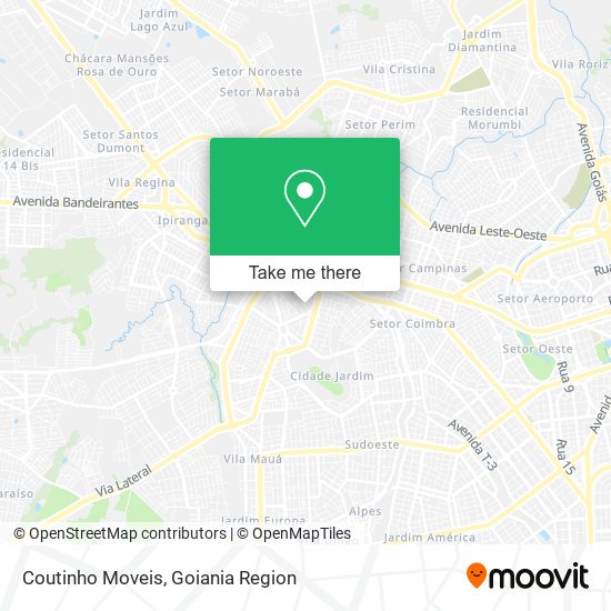 Coutinho Moveis map