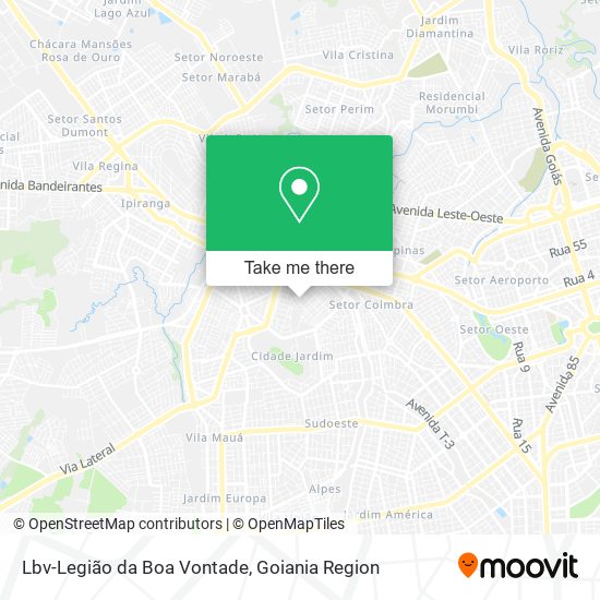 Mapa Lbv-Legião da Boa Vontade