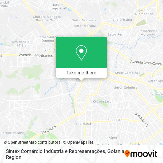 Sintex Comércio Indústria e Representações map