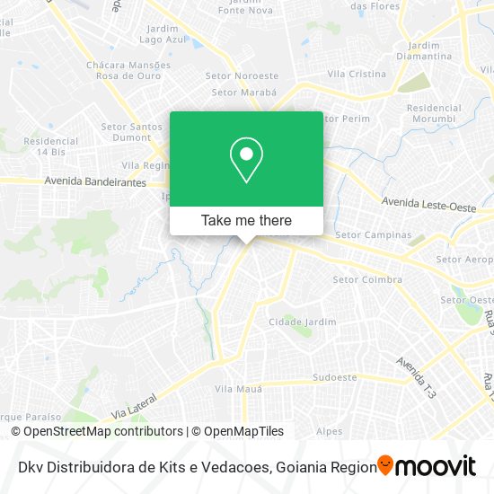 Mapa Dkv Distribuidora de Kits e Vedacoes