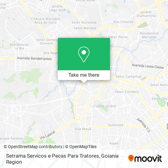 Mapa Setrama Servicos e Pecas Para Tratores