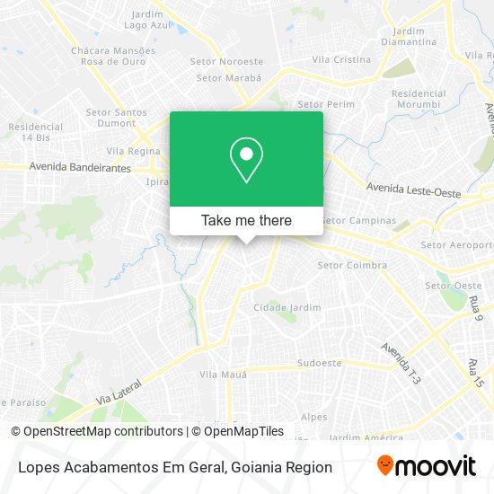 Mapa Lopes Acabamentos Em Geral