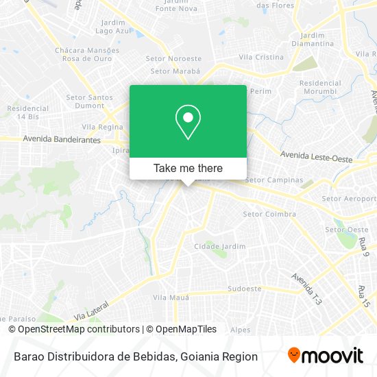 Barao Distribuidora de Bebidas map