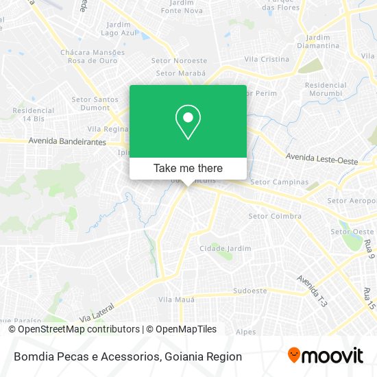 Bomdia Pecas e Acessorios map