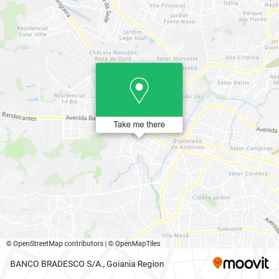 Mapa BANCO BRADESCO S/A.