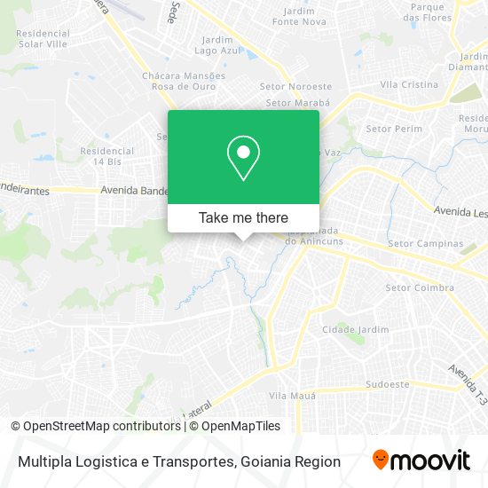 Multipla Logistica e Transportes map