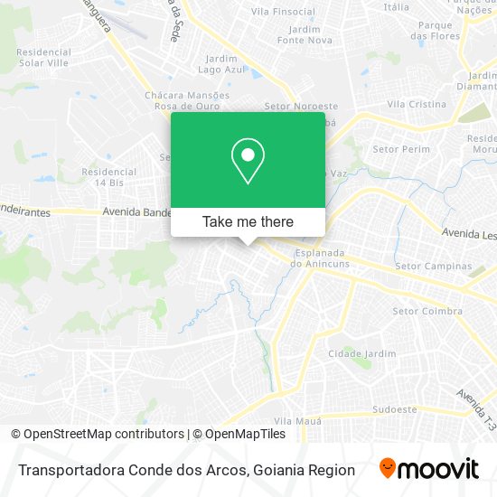 Mapa Transportadora Conde dos Arcos